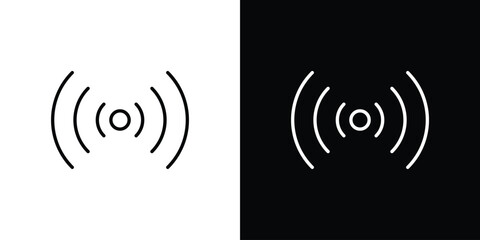 Sensor icon Editable stroke vector pack, suitable for web designs.