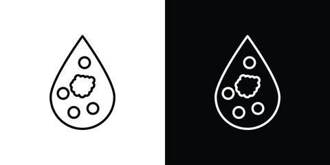 Leukemia icon Editable stroke vector pack, suitable for web designs.