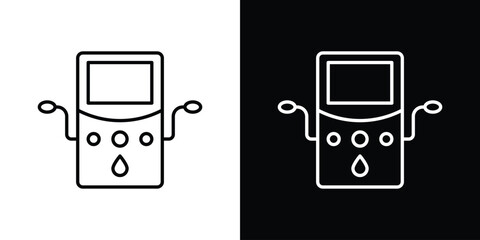 Dialysis icon Editable stroke vector pack, suitable for web designs.