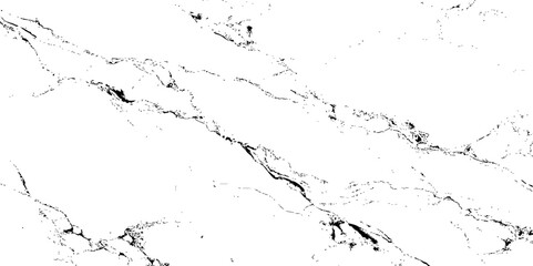 Fototapeta premium Minimal white marble texture with fine, sharp black veins and scattered organic patterns. Perfect for elegant backgrounds, product packaging, and modern architectural surface designs.