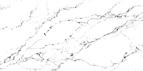 Fototapeta premium Minimal white marble texture with fine, sharp black veins and scattered organic patterns. Perfect for elegant backgrounds, product packaging, and modern architectural surface designs.