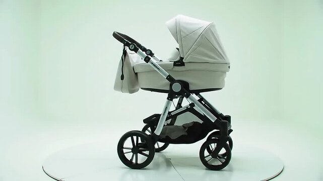 A stroller isolated on white background