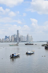 The fishing port and the town, Panama City