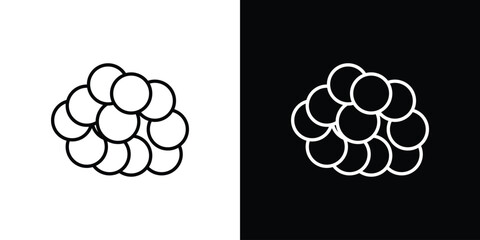 Cancer icon Editable stroke vector pack, suitable for web designs.