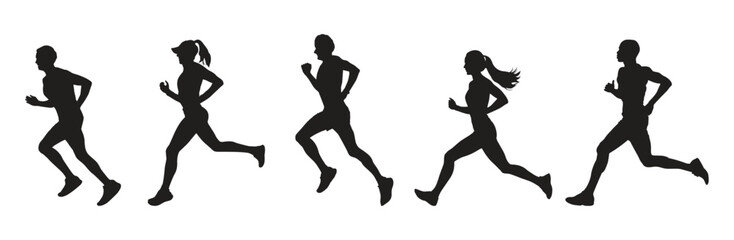 Running Silhouette Group