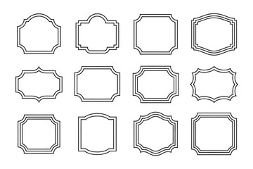 Elegant Frame Collection: A visually appealing collection of ornate picture frames, each uniquely designed with intricate details and elegant lines, providing a perfect visual element.