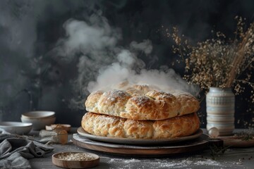 Airy cloud bread with egg whites and cream cheese &ndash; a clean keto snack idea