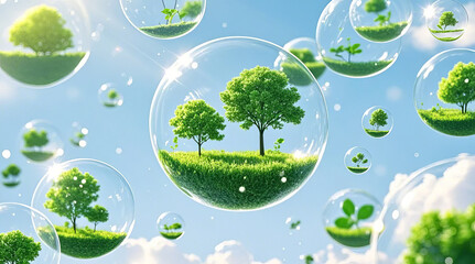 Green environmental protection low-carbon ecological Earth public welfare image
