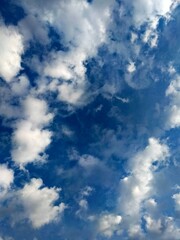 blue sky with clouds