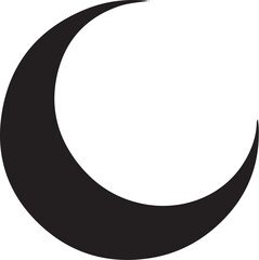 Black Crescent Moon