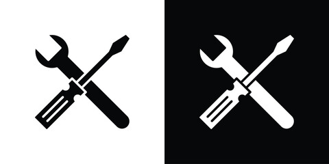 Tools icon concept. silhouette icon.