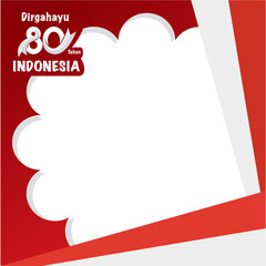 Indonesian independence twibbon
