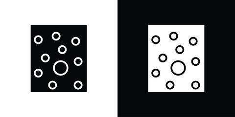 Hard Water icon concept. silhouette icon.