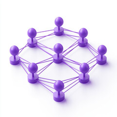 Social network connection icon.