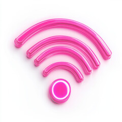  Wi-Fi signal icon on a white background.