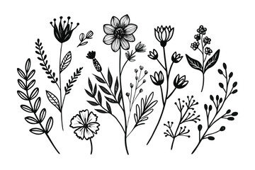 floral background with flowers