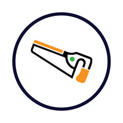 Saw, oscillating saw icon