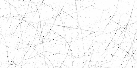 Obraz premium White and black sketch grunge backgrounds to create a distressed grain effect. rough urban texture vector. damaged crack and scratch dust wall texture. black splash on transparent background.
