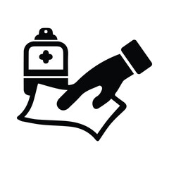 rag, clean, hand, housework, rag icon