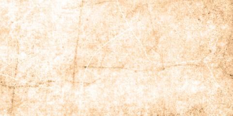 Naklejka premium Abstract light brown grunge and empty smooth old, stained paper texture background design. vintage paper texture old parchment paper design. cement concrete crack wall texture. brown paper texture.