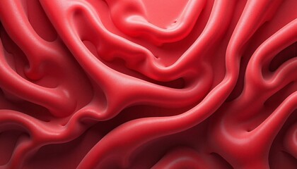 Metallic silver fabric flowing in smooth waves on a light background  