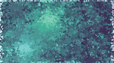 Teal and purple geometric abstract blue
