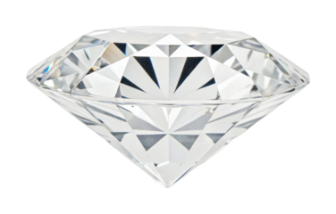 Brilliant cut diamond gemstone sparkling facets