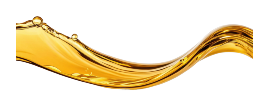 Golden liquid wave captures movement and fluidity