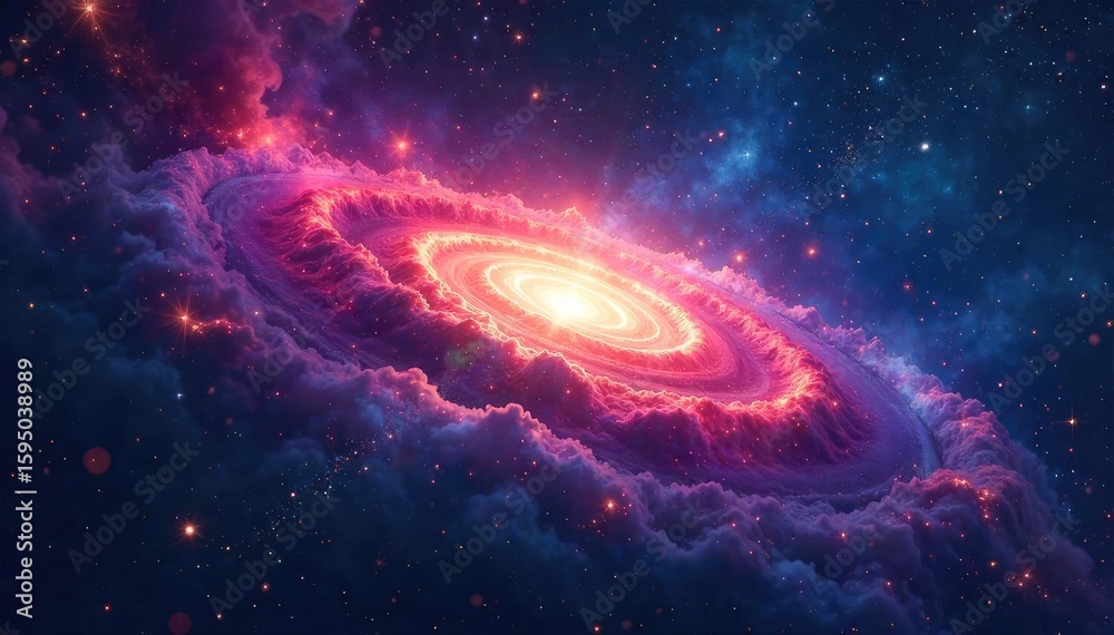 Canvas Prints vast cosmic swirl of nebulae and starlight, representing the infinite expanse of the universe and it
