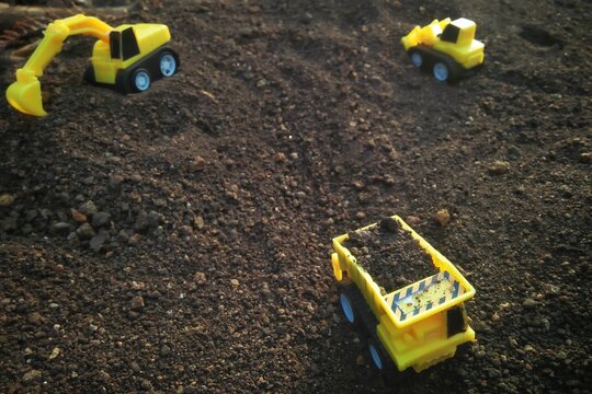 replica of vehicle activity, in a mine