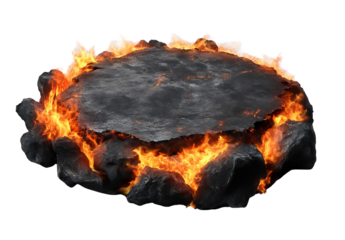 Burning platform gives feeling of warmth