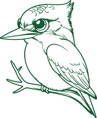 Fototapeta premium bird on a branch