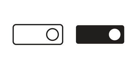 Fototapeta premium Switch icon Vector isolated design element. EPS10