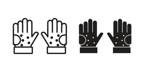 Obraz premium Rash hand icon Vector isolated design element. EPS10