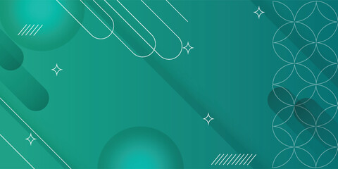 Elegant teal abstract background with sparkles, rounded lines, and geometric patterns. Ideal for tech, science, or clean futuristic designs. Features technology and abstract styles.