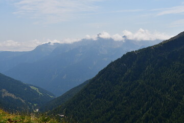 Schöne Landschaft im Ultental in Südtirol 