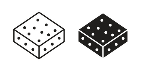 Halva icon Vector isolated design element. EPS10