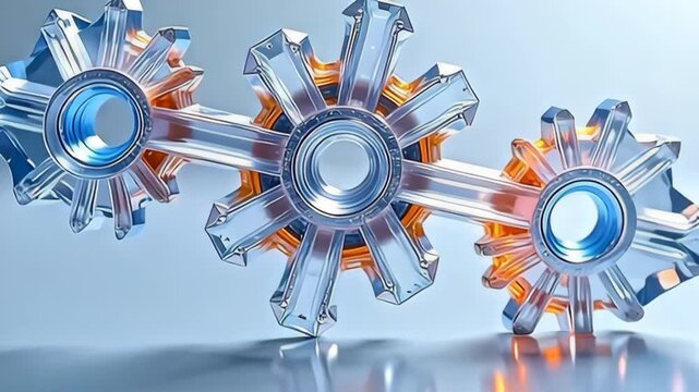 image angstrom brilliant spectrum of tints blend harmoniously, reveal angstrom pellucid particle resemble drift timekeeper gearing circumvolve gently, it abrupt lean shine beam framing