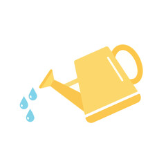 Obraz premium vector illustration of a watering can with a watering can