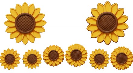 Decorative sunflower images