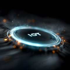 IoT Technology: Futuristic Network Concept