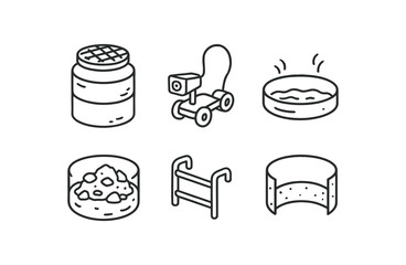 pit vault chamber, pit inspection camera, pit water accumulation, pit debris pile, pit ladder rung, pit concrete lining