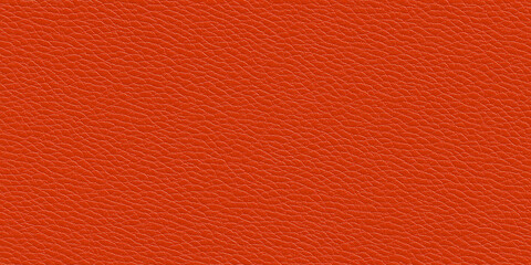 Fototapeta premium A close-up shot of an orange leather texture showing detailed grain