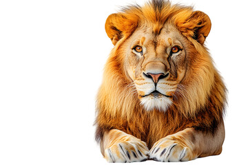 Fototapeta premium Lion isolated on white background