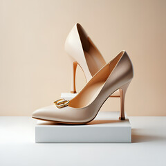 Elegant high heel shoes