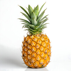 Fototapeta premium Pineapple isolated on transparent background 