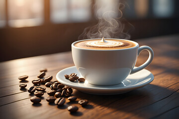 Coffee cup cozy cafe