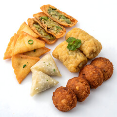 Gorengan Indonesian culinary isolated on transparent background  