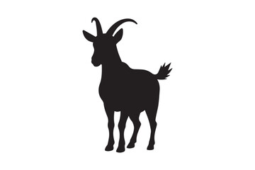 Fototapeta premium Goat Silhouette