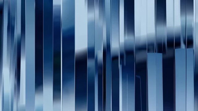 Striped Patterned Blue Background